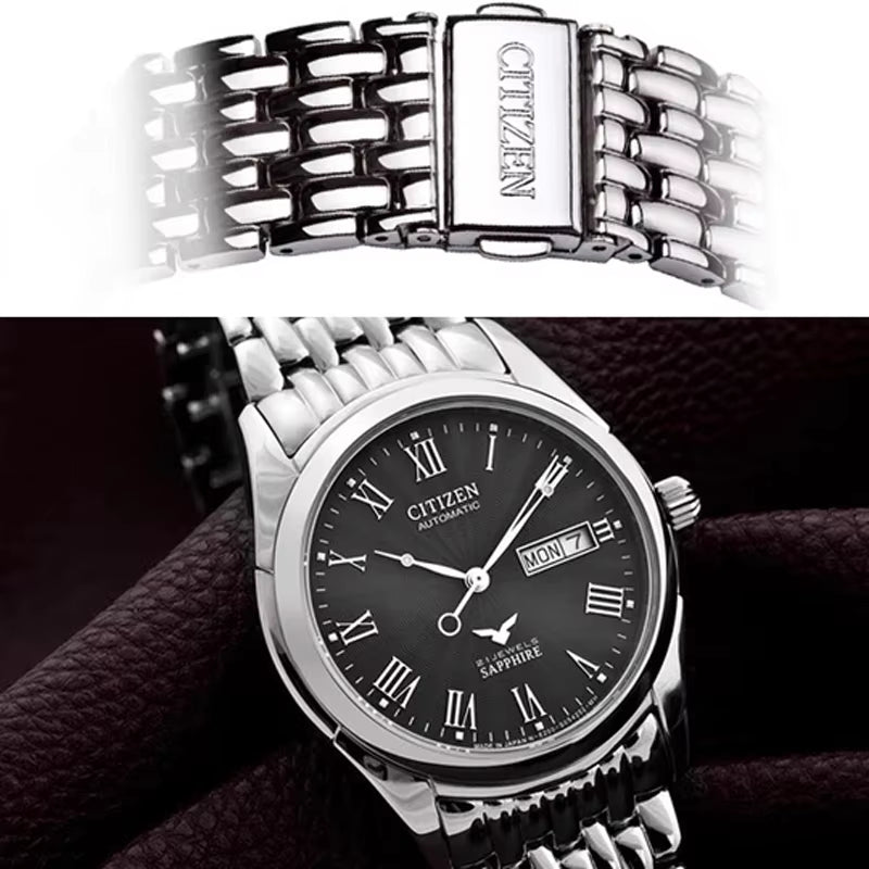 Original   Watch Automatic Mechanical Steel Belt Waterproof Men'S Watch NH8240-57E Watch Men Automatic Self-Wind