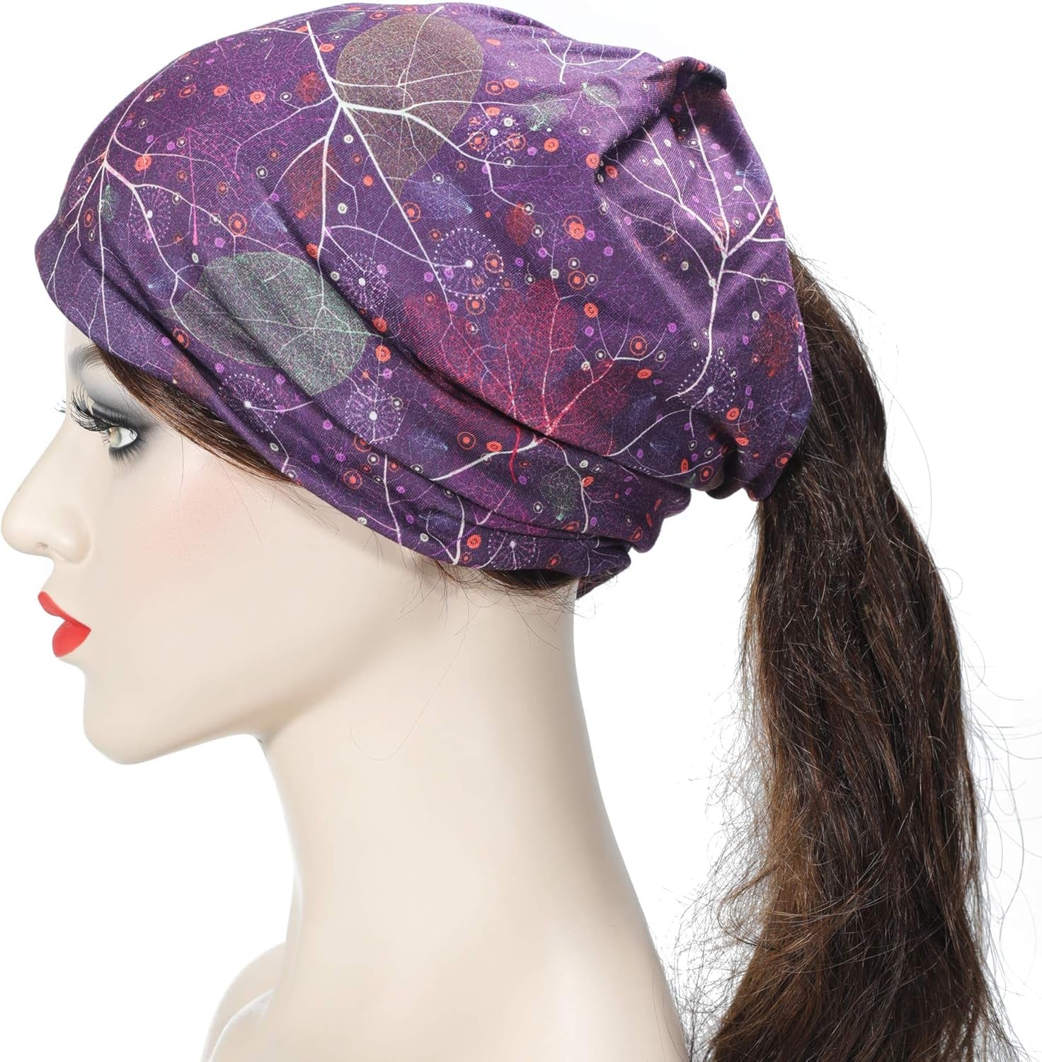 Chemo Headwear Women Slouchy Beanie Head Scarf Hat Turban Covers Skull Cap