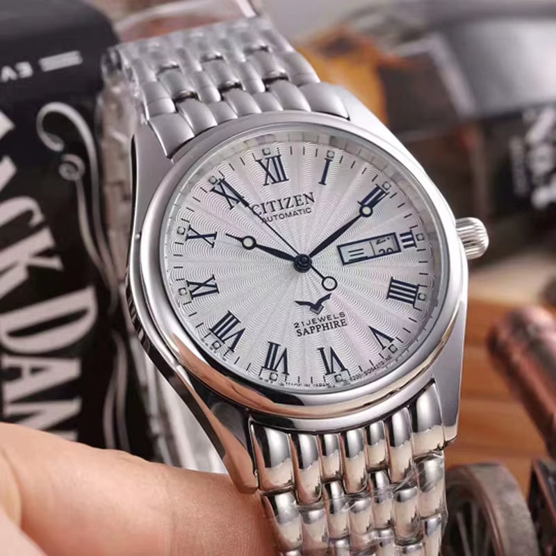 Original   Watch Automatic Mechanical Steel Belt Waterproof Men'S Watch NH8240-57E Watch Men Automatic Self-Wind