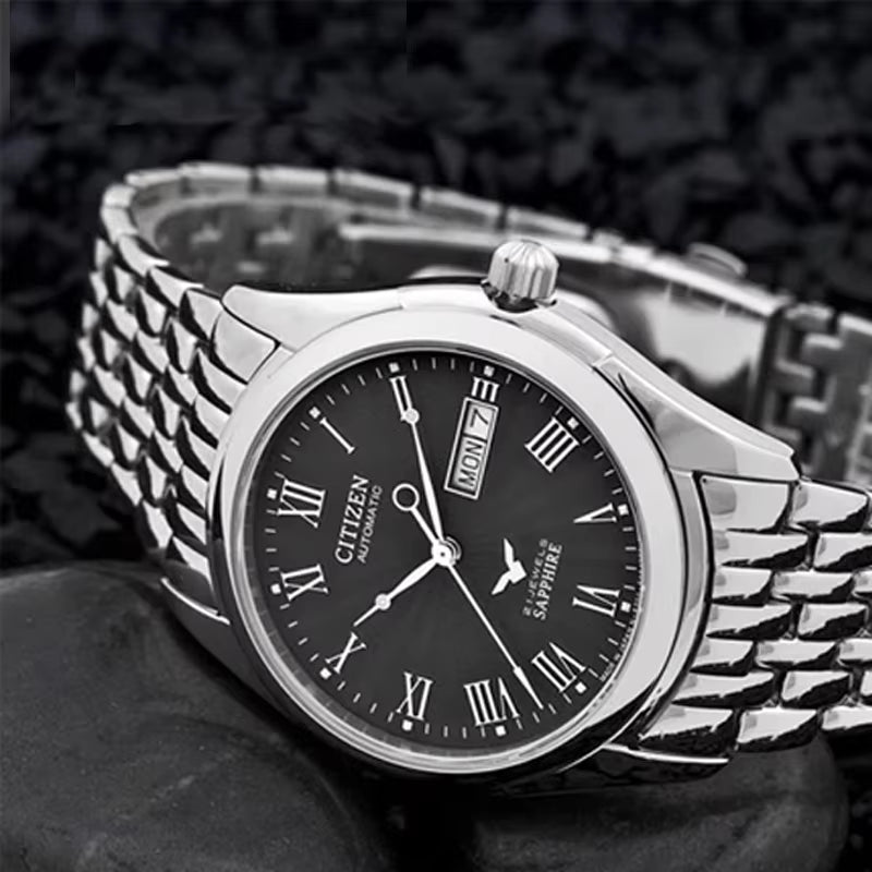 Original   Watch Automatic Mechanical Steel Belt Waterproof Men'S Watch NH8240-57E Watch Men Automatic Self-Wind